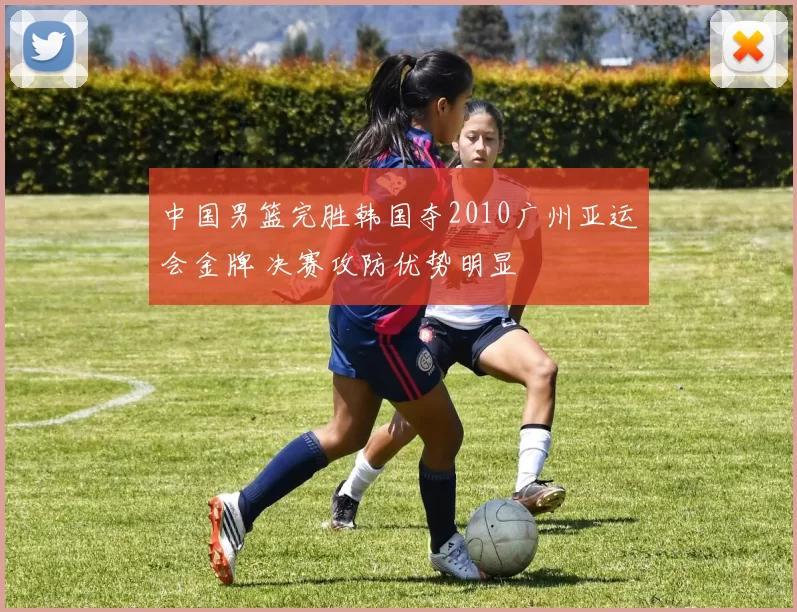 中国男篮完胜韩国夺2010广州亚运会金牌 决赛攻防优势明显